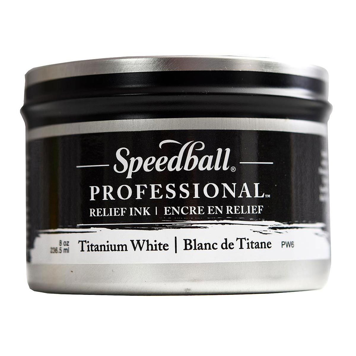 Speedball Professional Relief Ink - Titanium White 8 oz