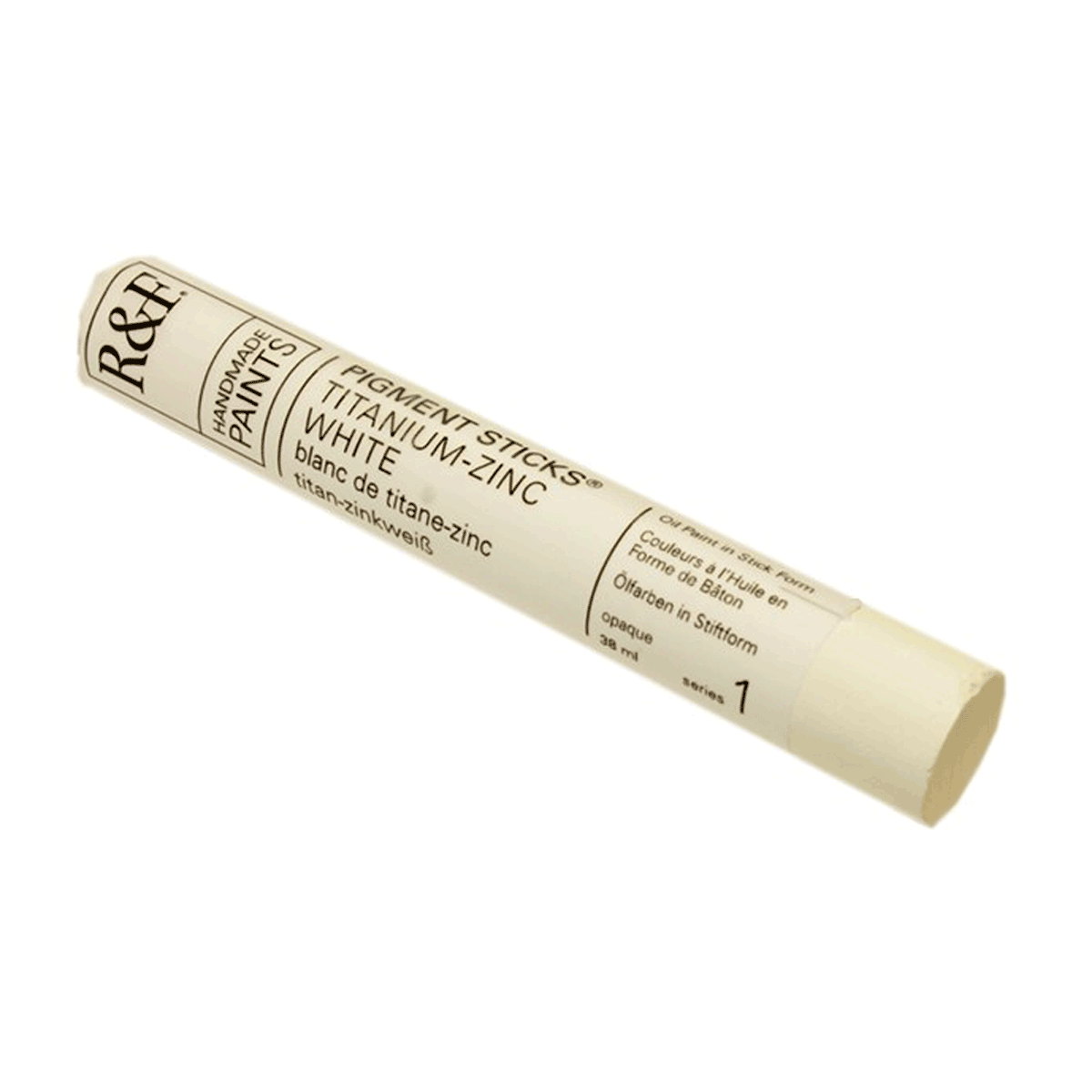 R&F Oil Pigment Stick, Titanium-Zinc White 38ml