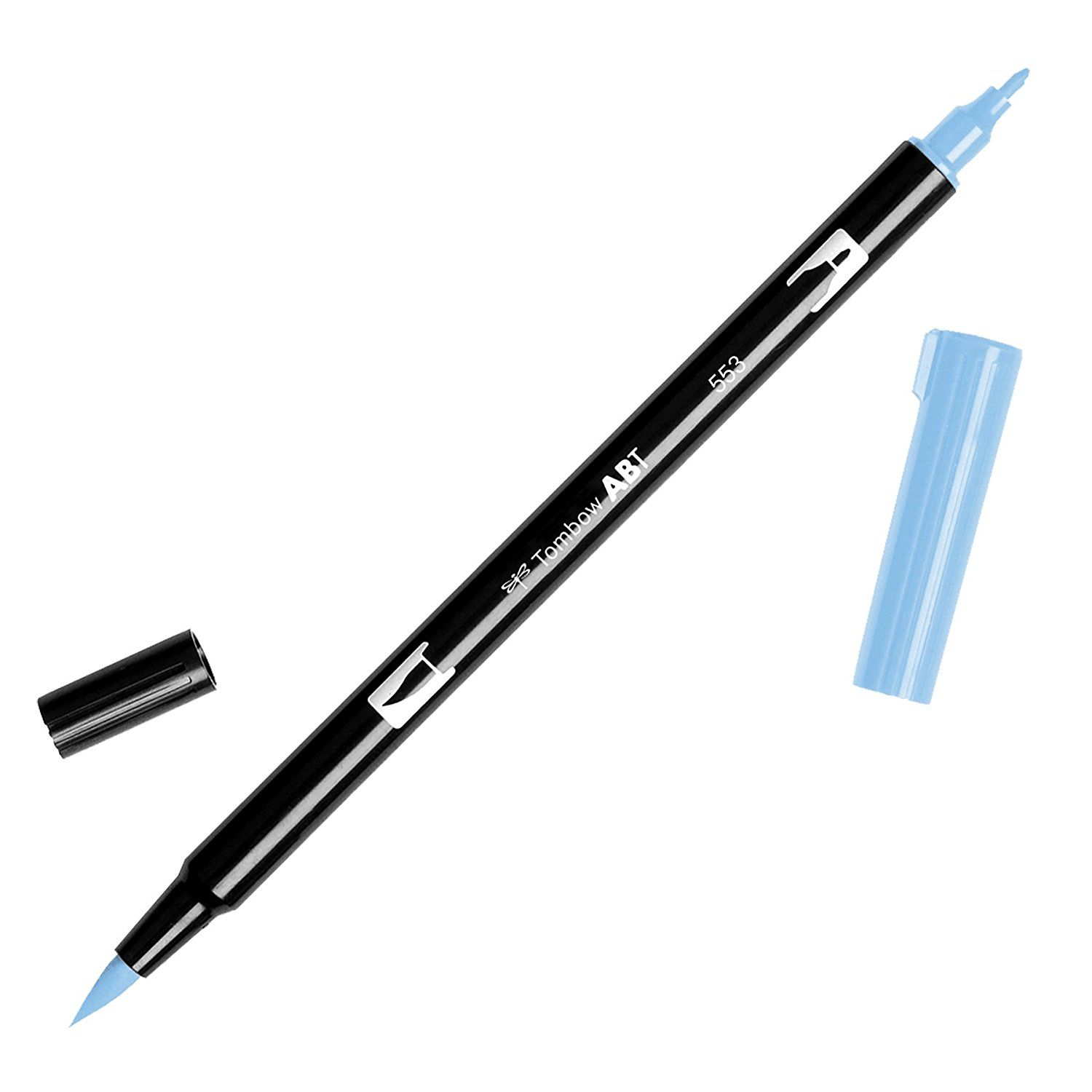 Tombow Dual Brush Pen Art Markers, Mist Purple 553