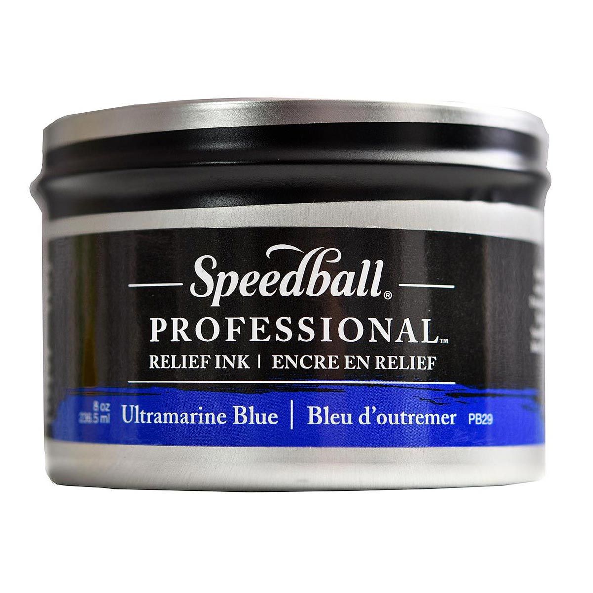 Speedball Professional Relief Ink - Ultramarine Blue 8 oz