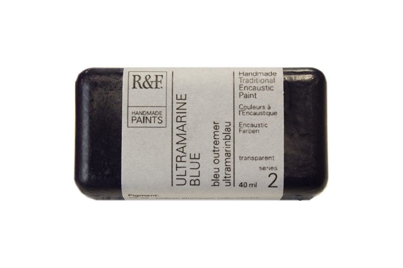 R&F Encaustic Block, Ultramarine Violet 40ml