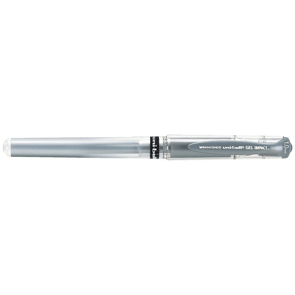Uni-Ball Metallic Impact Gel Pen Silver