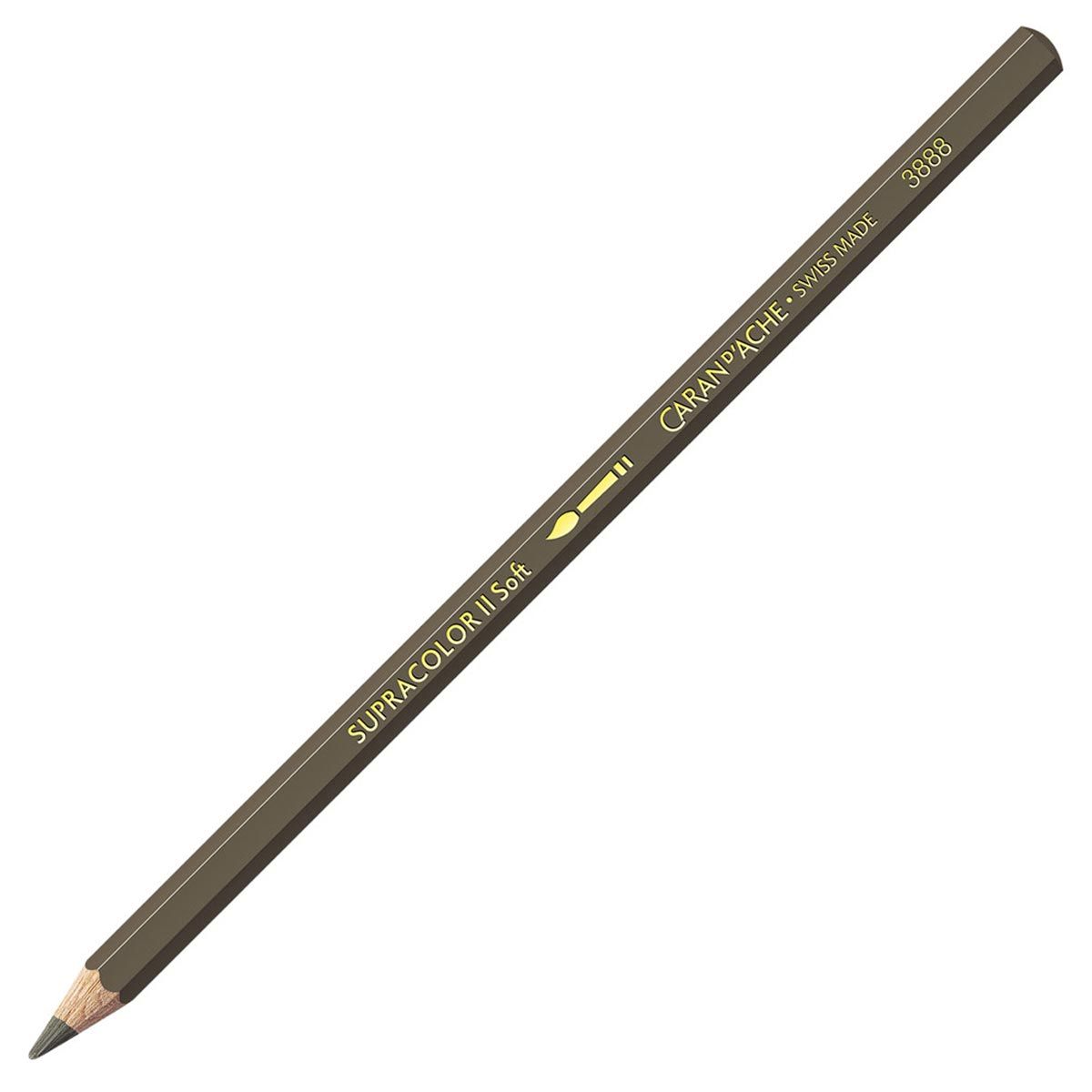 Caran d'Ache Supracolor ll Soft Aquarelle Pencil VanDyke Brown 045