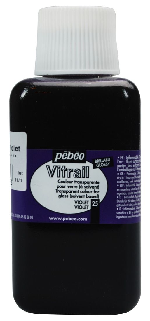 Pébéo Vitrail Violet Transparent 250 ml