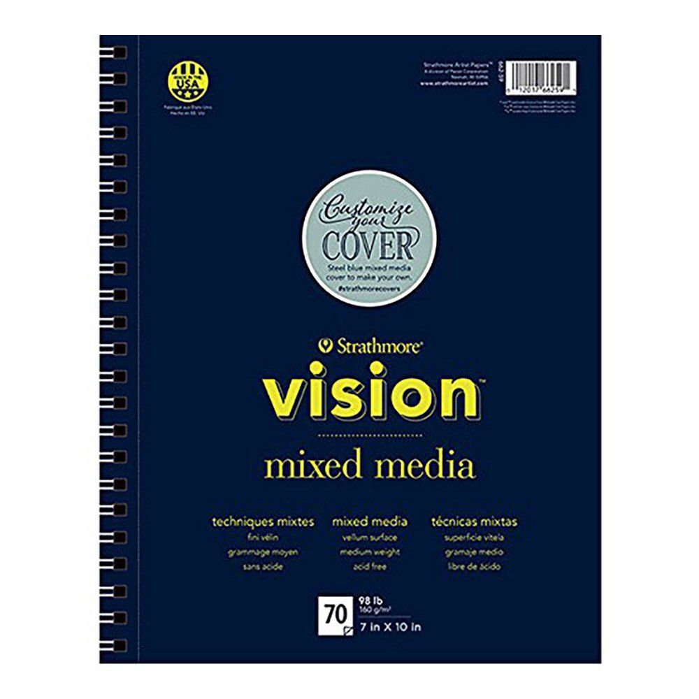 Strathmore Vision Custom Mixed Media Wire-bound 7 x 10-inch Pad