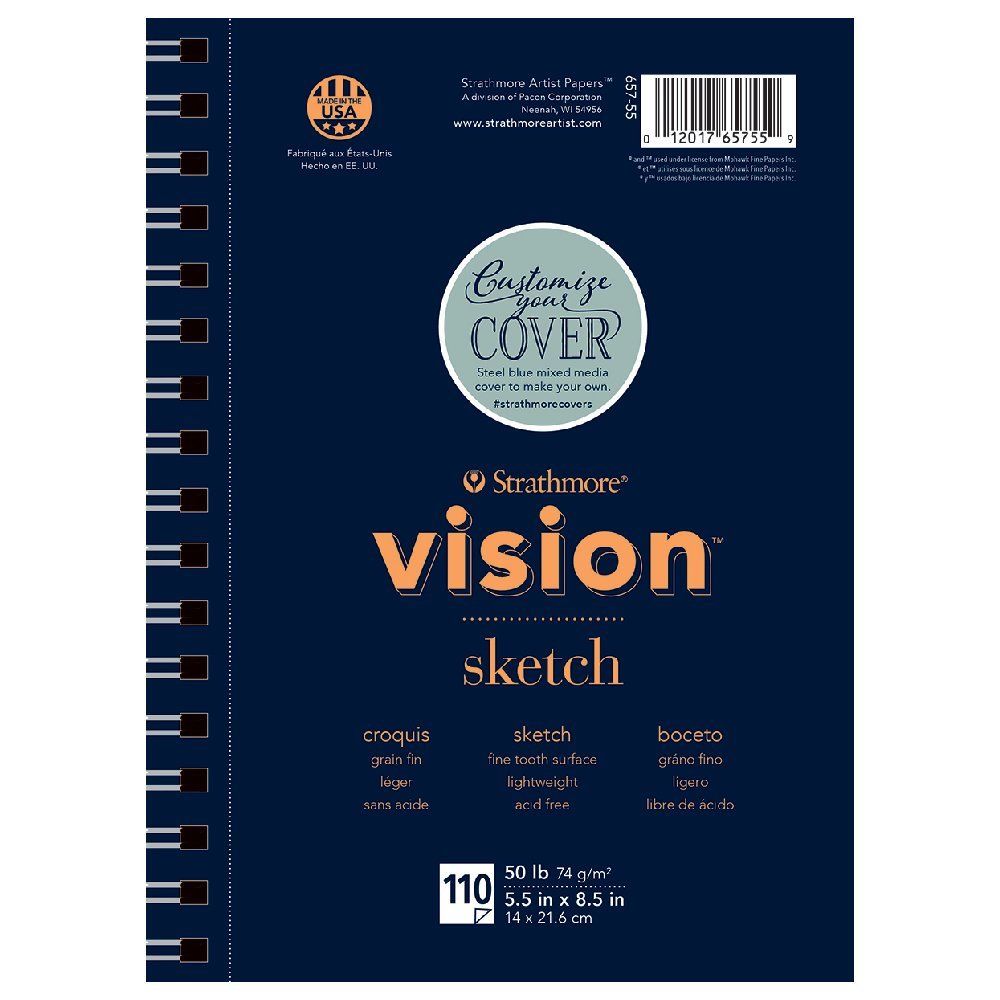 Strathmore Vision Custom Sketch 5.5 x 8.5-inch Pad