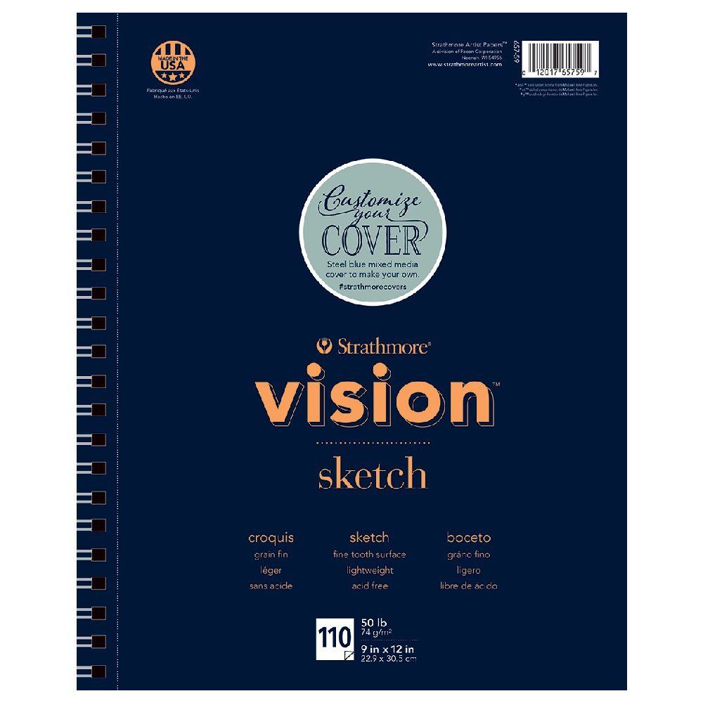 Strathmore Vision Custom Sketch 9 x 12-inch Pad