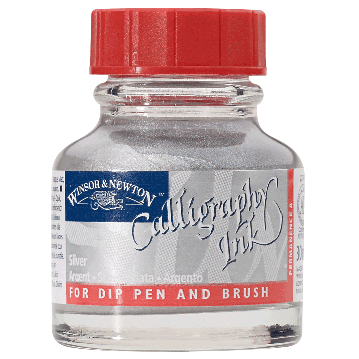 Winsor & Newton Calligraphy Ink - Silver 30ml