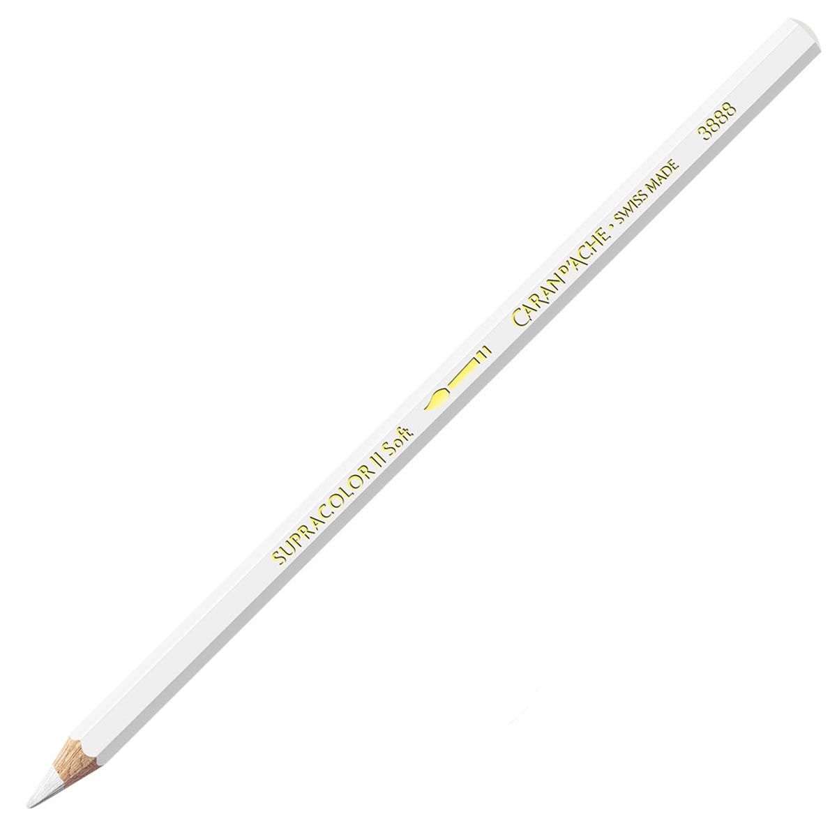 Caran d'Ache Supracolor ll Soft Aquarelle Pencil White 001