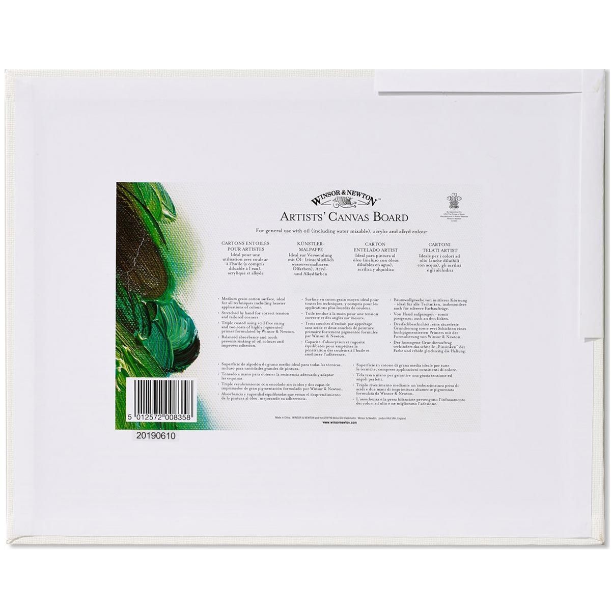 Winsor & Newton Artists' Quality Canvas Board 11 x 14 inches