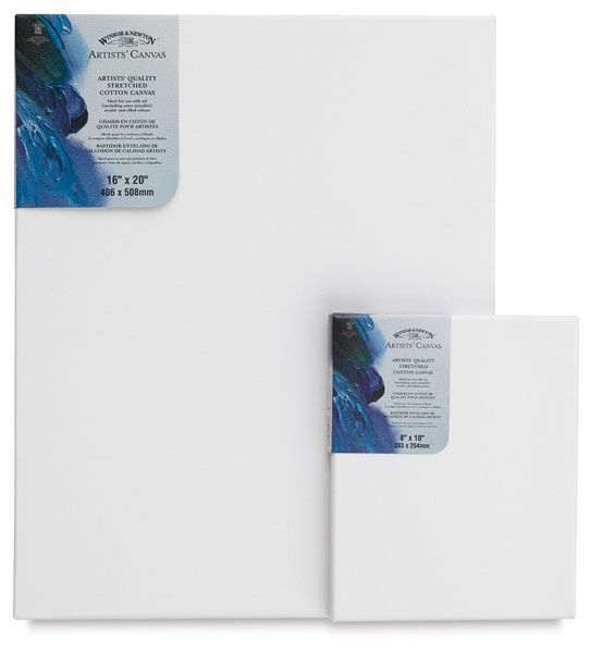 Winsor & Newton Artists' Quality Stretched Cotton Canvas - 11oz (375gsm)