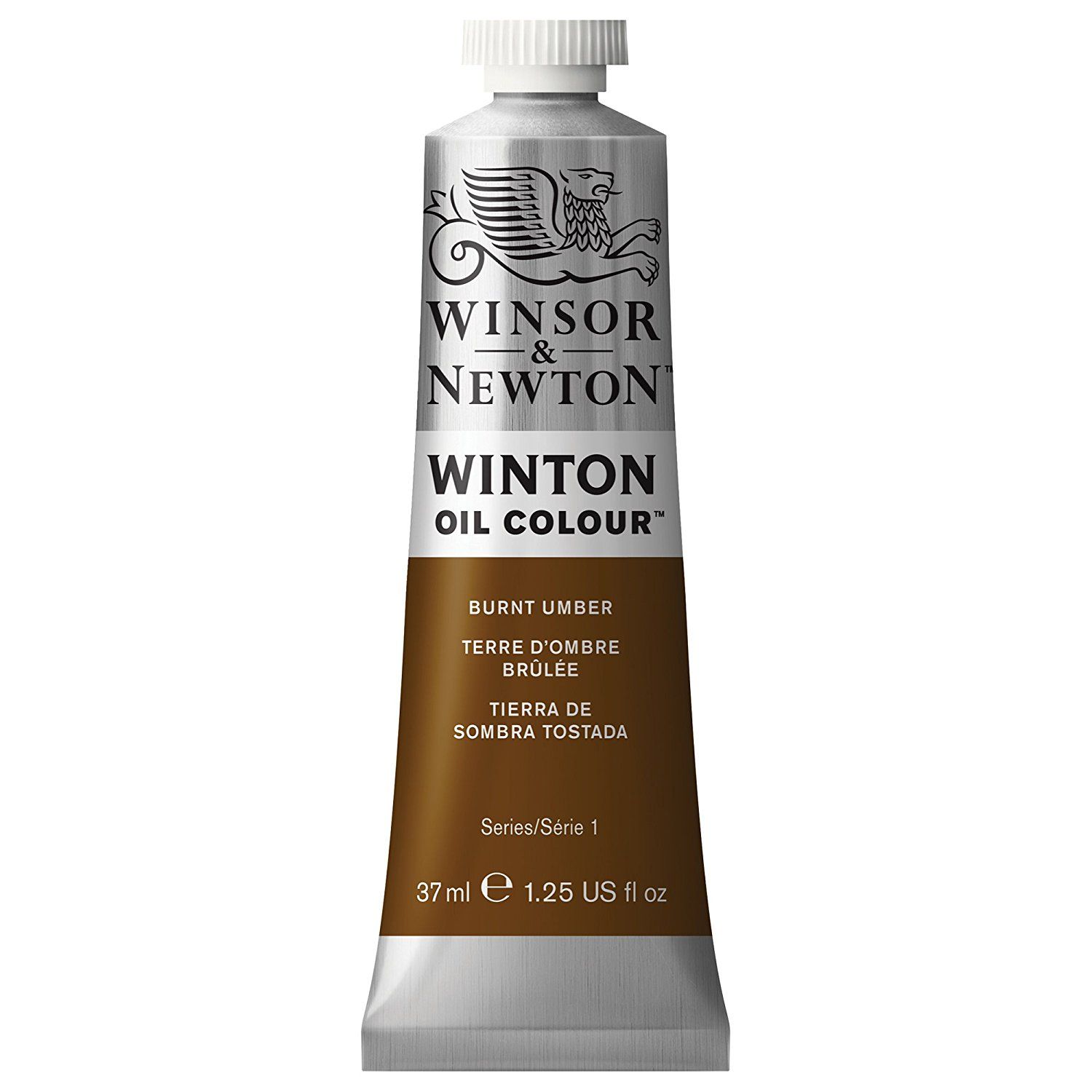 Winton Oil Paint - Burnt Umber 37ml