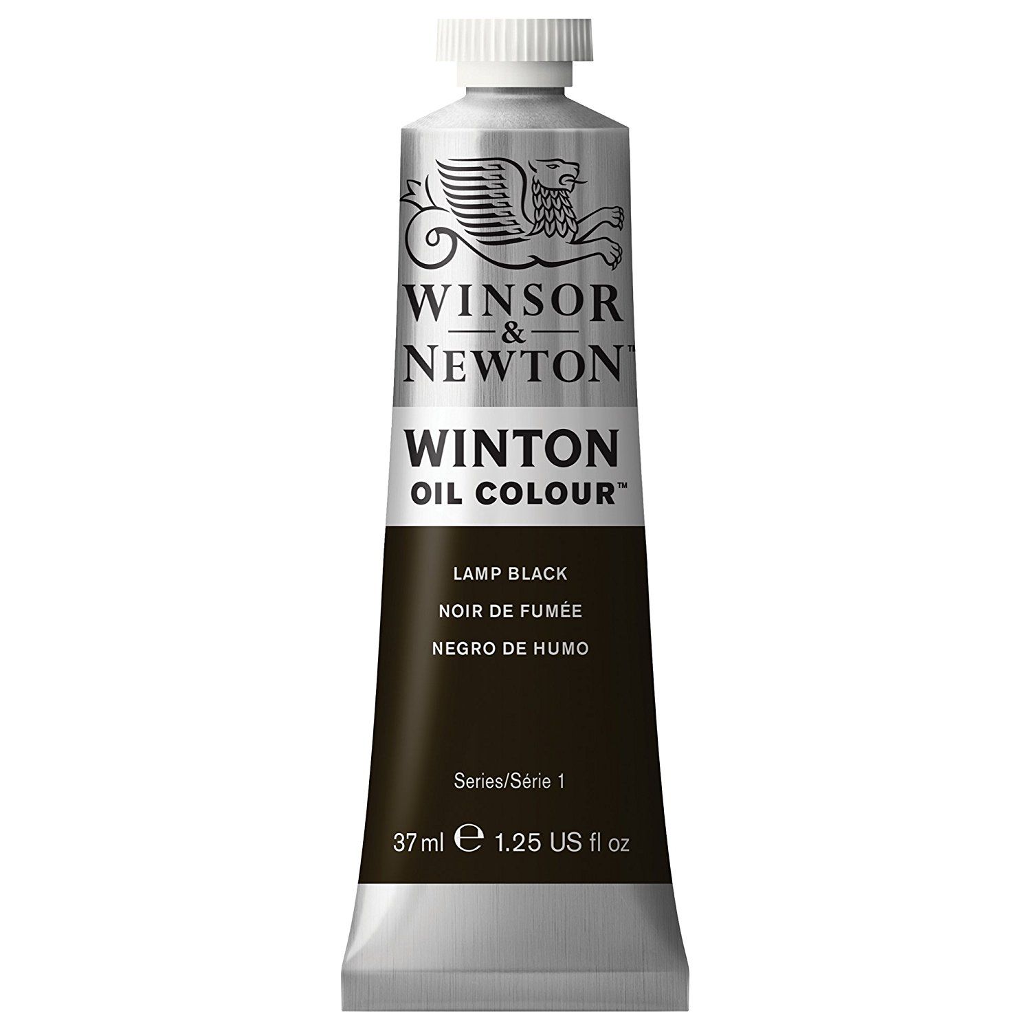 Winton Oil Paint - Lamp Black 37ml
