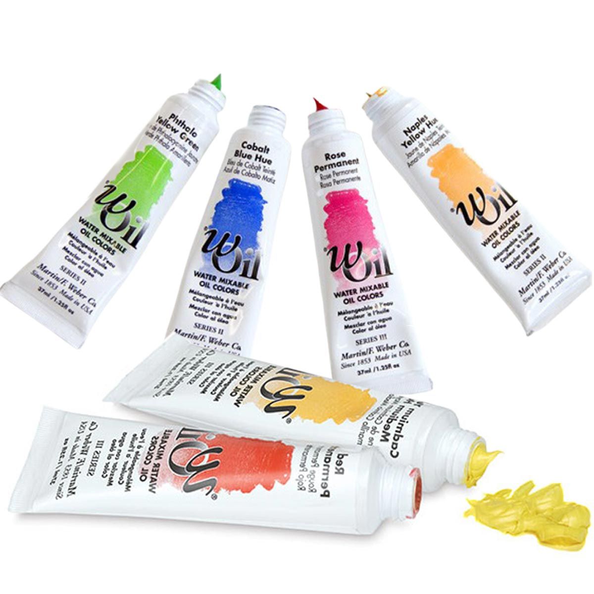 wOil Water Mixable Artist Oil Paint  Open Stock