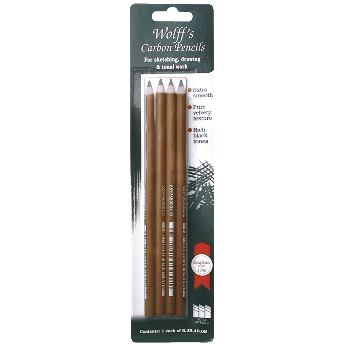 Wolff s Carbon Pencil Multi-Pack Of 4