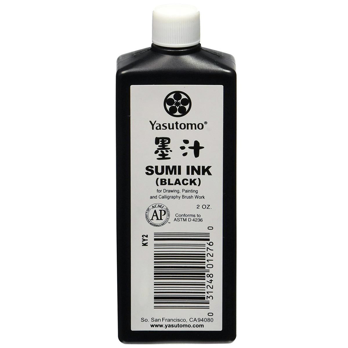 Yasutomo Sumi Ink Black 2 oz