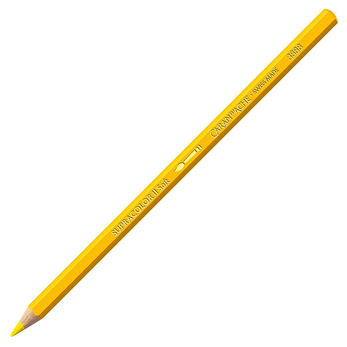 Caran d'Ache Supracolor ll Soft Aquarelle Pencil - Yellow 010