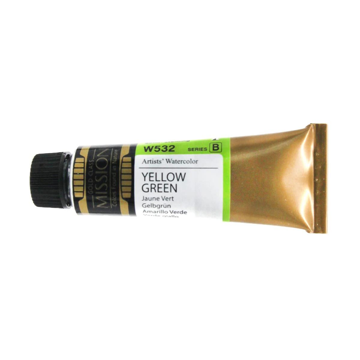 Mission Gold Watercolour Yellow Green 15ml