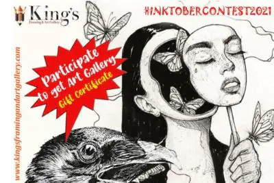 King's Framing & Art Gallery announces its Inktober Fun Challenge with exciting prizes to be won!