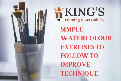 Simple watercolour exercises to follow to improve technique
