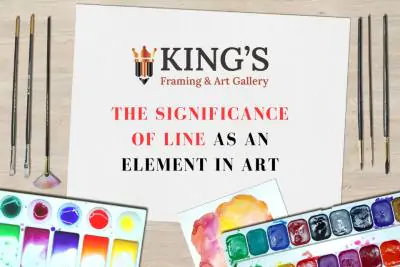 The significance of line as an element in art