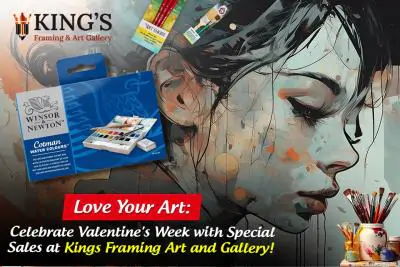 Love Your Art: Celebrate Valentine's Week with Special Sales at Kings Framing Art and Gallery!