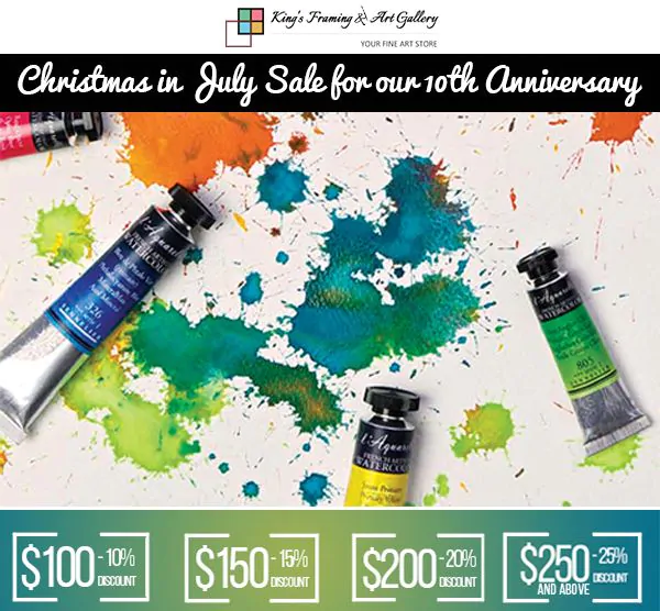 Christmas in July Sale for our 10th Anniversary