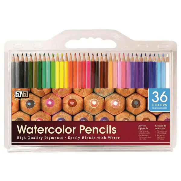 Art Advantage Watercolour Pencil Set - 36 Pieces